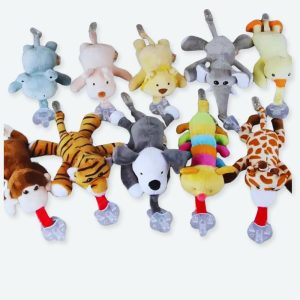 Tétine pour nouveau-né avec animaux en peluche