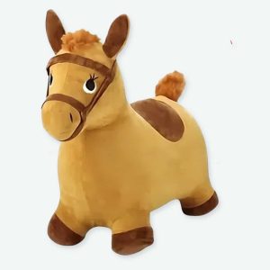 Cheval à saut trémie gonflable pour enfant