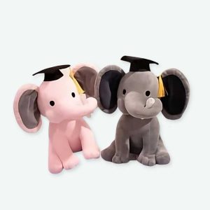 Jouet en peluche en forme d’éléphant pour bébés