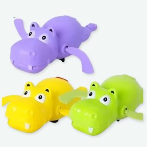 Lot de 3 pièces de jouets de bains hippopotames pour bébé