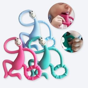 Jouet de dentition en forme de singe pour bébé
