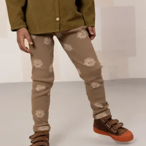 Leggings Rom Pom Mocha chien