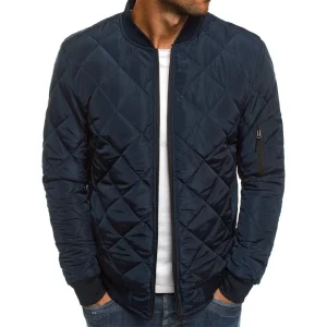 Veste Bomber Zippée Élégante pour Homme – Vêtement Léger et Confortable