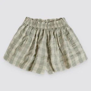 Short Coco Vichy Amande - LITTLE COTTON CLOTHES