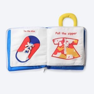 Livre 3D en tissu doux pour bébé