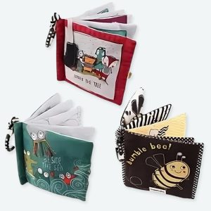 Livre d’apprentissage en tissu pour bébé