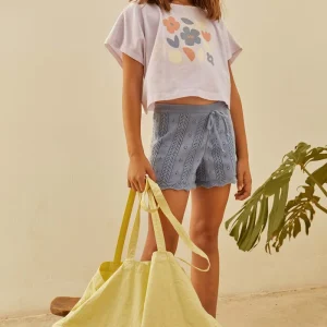 Short en maille Nora bleu - MIPOUNET