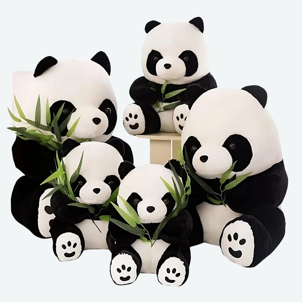 Panda de grande taille mignon en peluche pour bébé