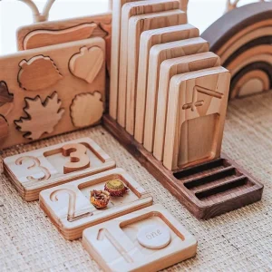 Plateaux de comptage 1 à 10 Montessori