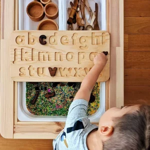 Puzzle alphabet en bois Minuscules