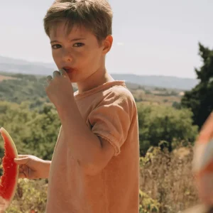T-shirt Essential Terry Dulce Beige