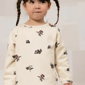 Sweat-shirt Noé Ecru mûres