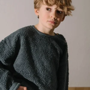 Sweat-shirt Ours Minio Bleu gris