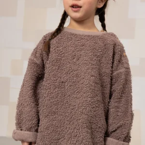 Sweat-shirt Ours Minio Mauve
