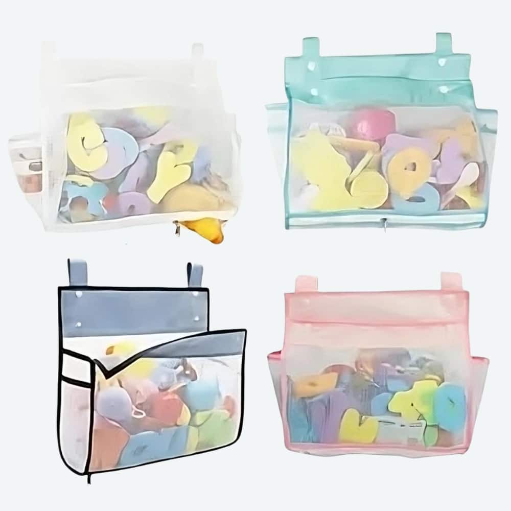 Sac de rangement en maille pour les jouets de bébé – Image 2