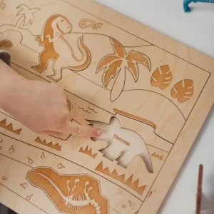 Puzzle Au temps des Dinosaures