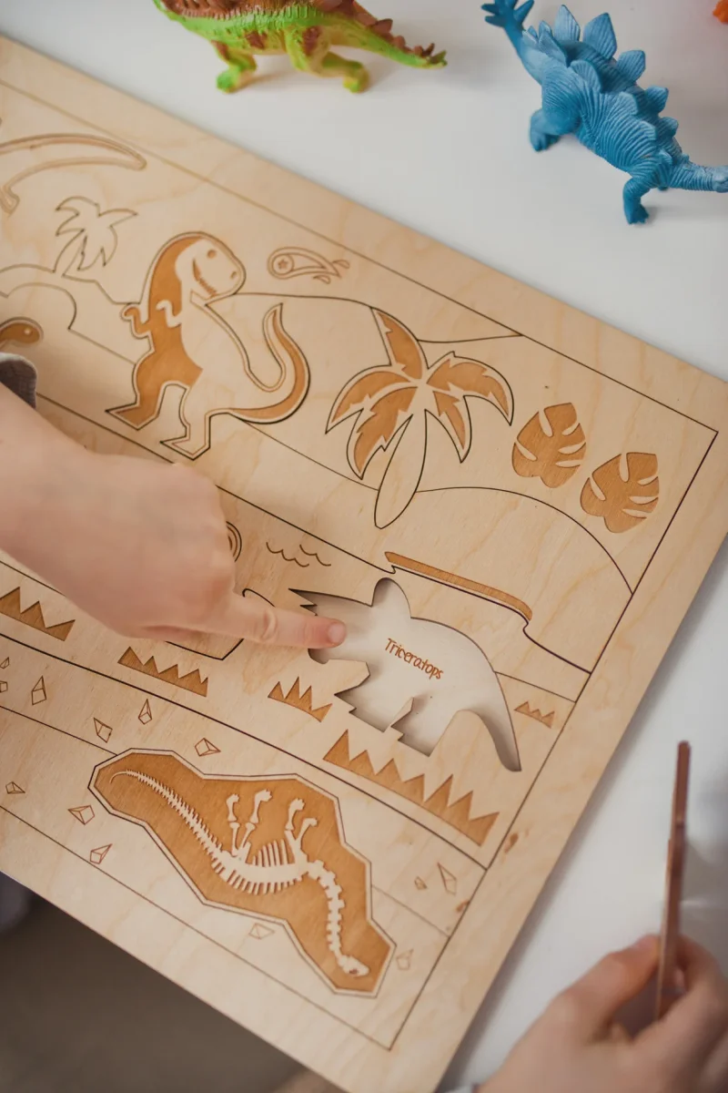 Puzzle Au temps des Dinosaures – Image 2