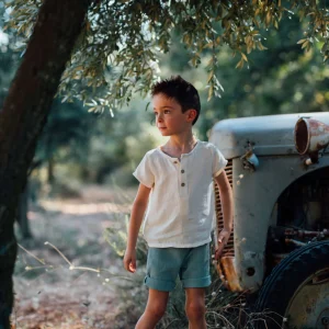 Short enfant coton bio FICUS