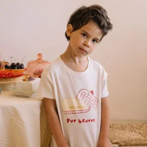 T-shirt Essential Jersey Ecru Beurre