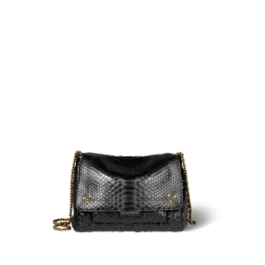 Lulu M Python Noir