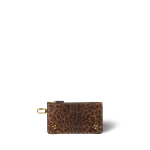 Popoche S Croûte Velours Imprimé Léopard Naturel