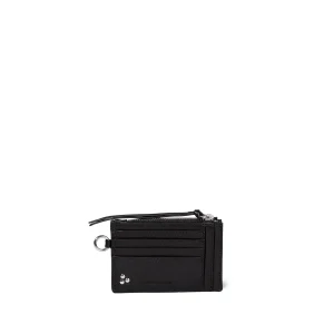 Lucky porte cartes Vachette Noir Silver