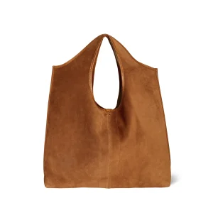 Sac Paco Croûte Velours Caramel
