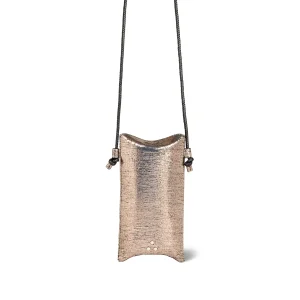 Étui téléphone Louis Mobile Chèvre Lamé Champagne