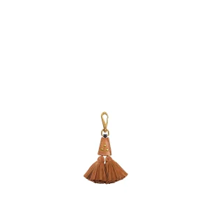 Porte clés Pompon twin Chèvre Caramel
