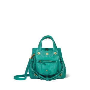 Sac Billy Nano Chèvre Turquoise
