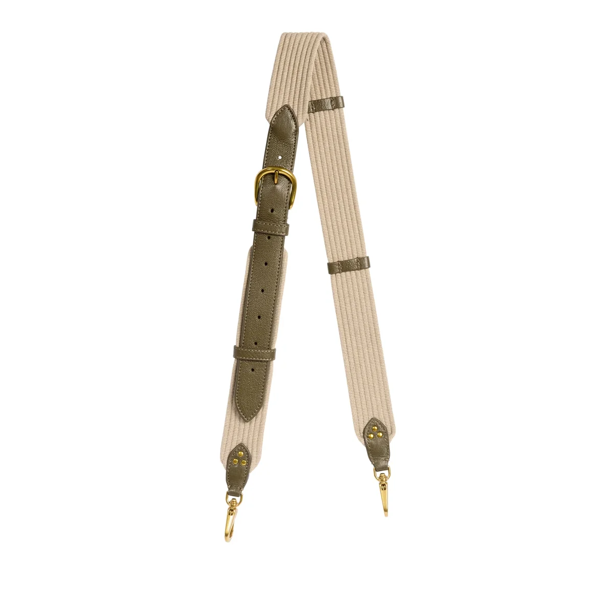 Bandoulière Sangle Large Chèvre Kaki