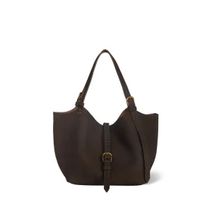 Sac Cabas Joseph S taurillon Imprimé Croco Moka