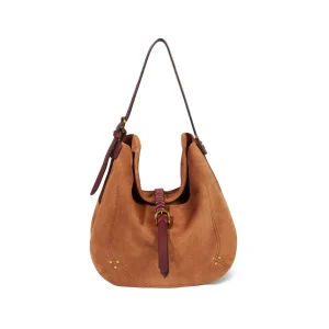 Sac Luis croute velours Caramel