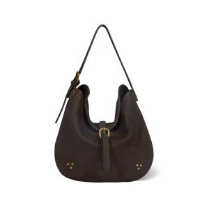 Sac Luis taurillon Imprimé Croco Moka