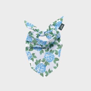 BANDANA POUR CHIEN - FLEURS BLEUES 🪻 "SCONSET"