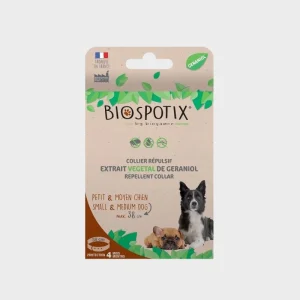 COLLIER RÉPULSIF BIOSPOTIX PETIT ET MOYEN CHIEN