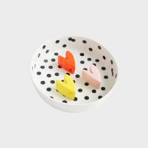 GAMELLE ANTI-GLOUTON EN CÉRAMIQUE POUR CHIEN - Ø 19CM 💛🧡🩷