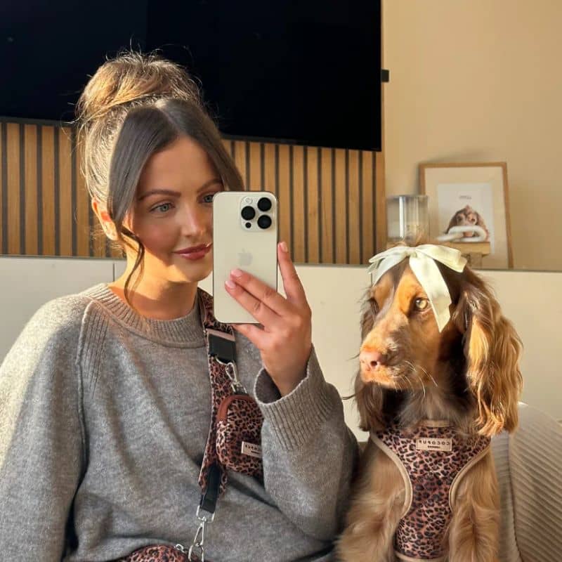 ANSE POUR SACOCHE - MATELASSÉ LÉOPARD – Image 4