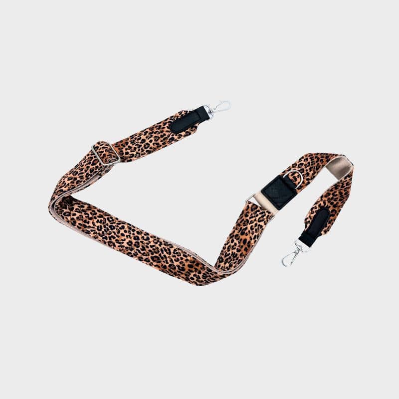 ANSE POUR SACOCHE - MATELASSÉ LÉOPARD – Image 2