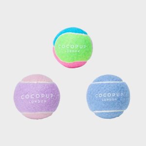 BALLE DE TENNIS POUR CHIEN - 3 COULEURS DISPO