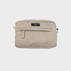 SACOCHE SPÉCIALE BALADE (AVEC OUVERTURE POUR SACS À DÉJECTION) - CARAMEL LATTE