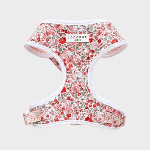 HARNAIS POUR CHIEN - MATELASSÉ FLEURS
