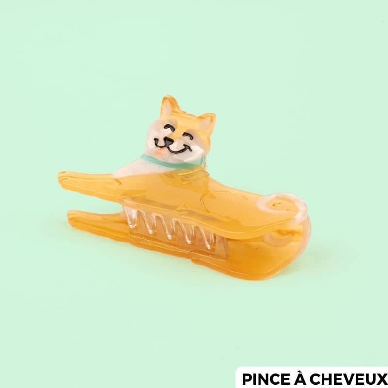 PINCE À CHEVEUX / BARRETTE - SHIBA (2 TAILLES DISPO) – Image 4