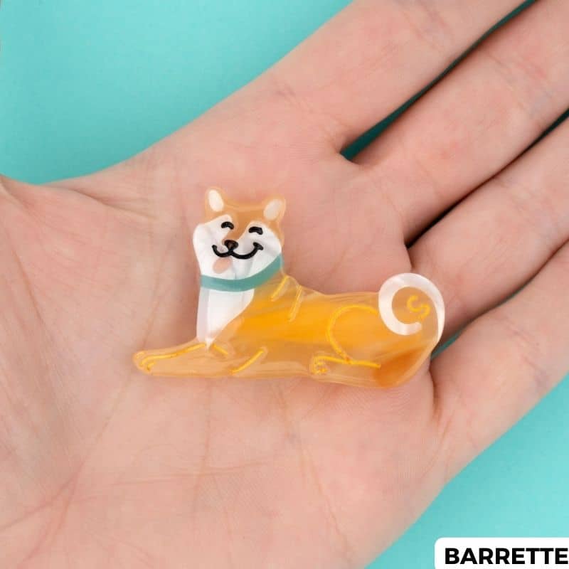 PINCE À CHEVEUX / BARRETTE - SHIBA (2 TAILLES DISPO) – Image 8