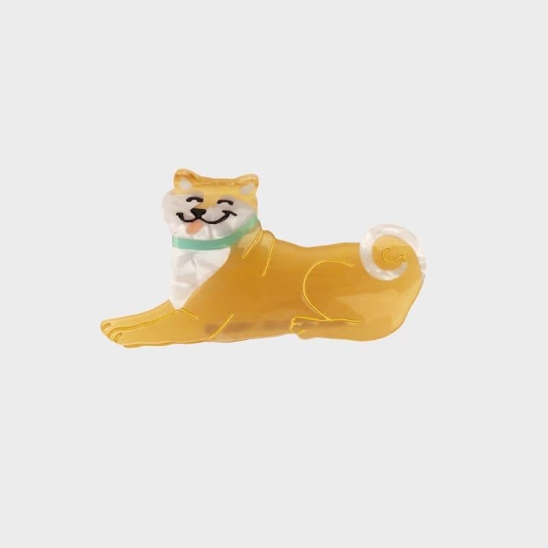 PINCE À CHEVEUX / BARRETTE - SHIBA (2 TAILLES DISPO)