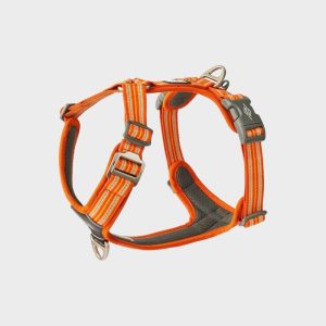HARNAIS POUR CHIEN COMFORT WALK AIR™ - ORANGE *NOUVEAU DESIGN*