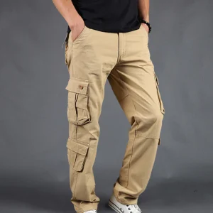 Pantalon Cargo Homme Durable et Stylé – Pantalon Décontracté Ajusté