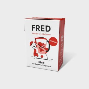 SMOOTHIE POUR CHIEN (IDÉAL TAPIS DE LÉCHAGE) - BOEUF & ÉGLANTIER