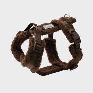 HARNAIS STRAP (EN H) SHERPA POUR CHIEN - MARRON "BROWN"