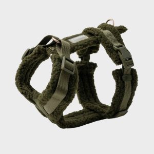 HARNAIS STRAP (EN H) SHERPA POUR CHIEN - VERT "MOSS GREEN"